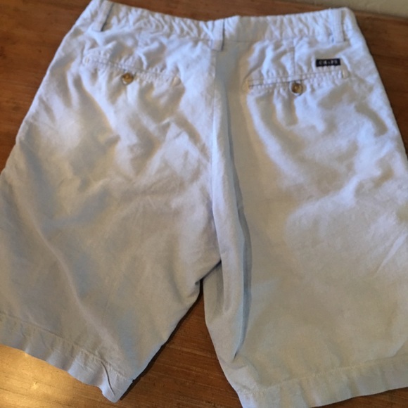 CHAPS Men’s Light Blue Flat Front Shorts Size 32 - Picture 2 of 4